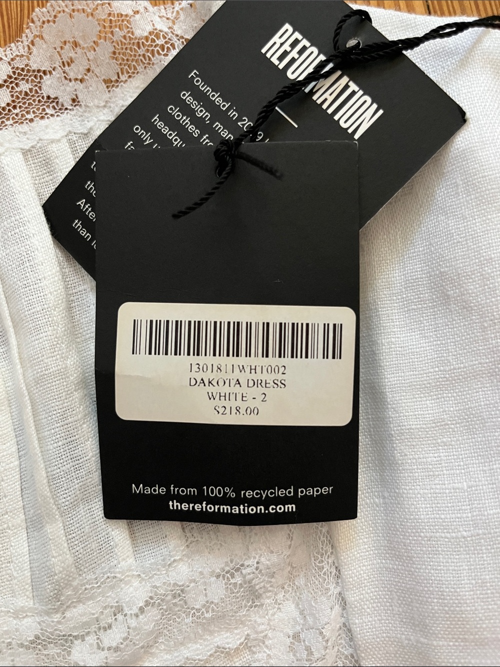 NWT Reformation Dakota Dress - Picture 4 of 11